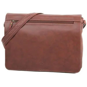 Besace Katana Cuir de Vachette sauvage K 81209 - Marron - HommeVendu paramazon