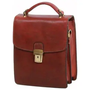 Comparateur de prix : Sacoche Gérard Henon cuir de Vachette gras pleine fleur GH 5211 - Fauv...