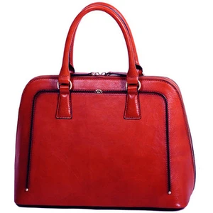 Katana Sac à main Katana Cuir de Vachette Collet Végétal 66828 - Rouge