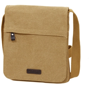 Comparateur de prix : Sacoche Katana  Pochette Portée Travers En Toile Garni Cuir De Vachette 6568