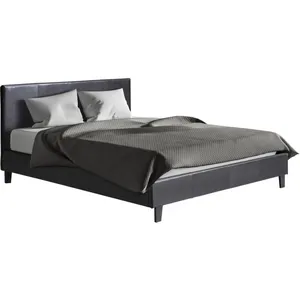 Comparateur de prix : Habitat Et Jardin - Lit 'lina' - 140 X 190 Cm - Noir