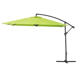 Habitat et jardin Parasol Jardin Déporté Alu Ilios 3 - Carré - 3 X3 M - Vert pas cher