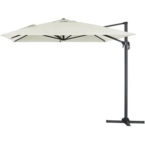 Habitat Et Jardin Parasol Jardin Déporté Alu "sun 4" 3 X 4 M - Ecru TU