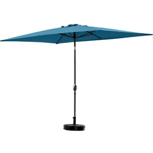 Comparateur de prix : Parasol jardin "Sol 2" - Rectangle - 2 x 3 m - Bleu