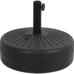Comparateur de prix : Dalle circulaire à lester pour parasol de jardin - Noir