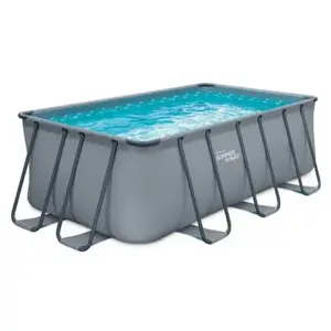 Habitat et Jardin Piscine tubulaire - LUDO 1 - 4 x 2 x 1 m - Sans filtration