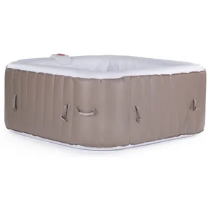 Comparateur de prix : Spa gonflable - HABITAT ET JARDIN - Monaco 6 Places - 130 jets - Taupe...