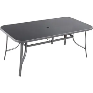 Comparateur de prix : Table de jardin "Cordoba" - Phoenix - 8 places - Argenté