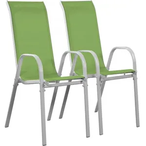 Comparateur de prix : Fauteuil jardin Textilène "Cordoba" - Phoenix - Vert - Lot de 2