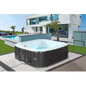 Habitat et Jardin spa gonflable nice en pvc - 6 places - marron/crèmeVendu parhabitat-et-jardin