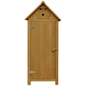 Comparateur de prix : Armoire de jardin "Cabanon" - 77 x 54.5 x 179 cm - Marron