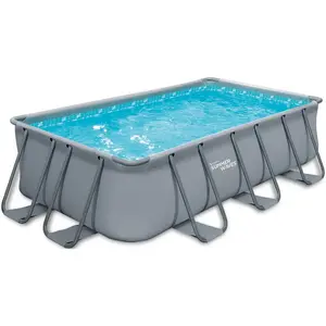Habitat et Jardin Piscine tubulaire LUDO 4 - 5.49 x 2.74 x 1.32 m pas cher