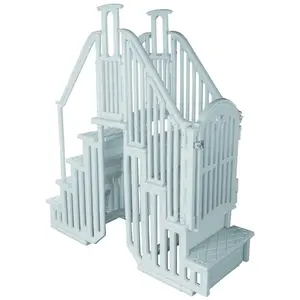 Comparateur de prix : Habitat et Jardin Escalier double pour piscine