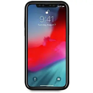 [iPhone 12 Pro Max ] COQUE CUIR NOIR RENFORCÉ EFFET MATELASSÉ POUR APPLE IPHONE 12 PRO MAX (6.7) - FERRARI® pas cher