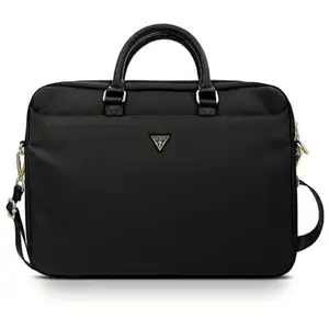 Guess Sac GUCB15NTMLBK 16`` en nylon noir avec logo triangle - 3700740... pas cher