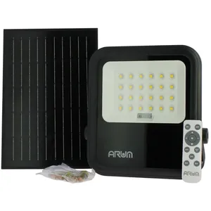 Arum Lighting - Projecteur solaire fernando 900 Lumens Eq 100W IP65 40... pas cher