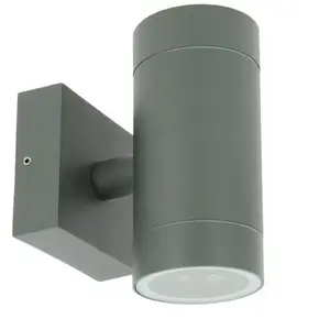 Applique venice Anthracite extérieure double faisceau GU10 IP54Vendu paramazon