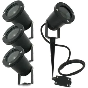 Arum Lighting - Lot de 4 Spots Piquets Extérieur IP65 pour led GU10 Éc...