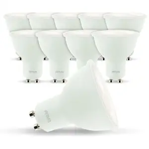 ARUM LIGHTING Lot de 10 ampoules LED GU10 7W eq 60W Température de Couleur: Blanc neutre 4000K pas cher