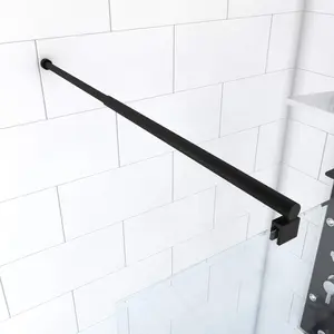 Comparateur de prix : AURLANE Barre de fixation extensible 70-100cm noir mat 