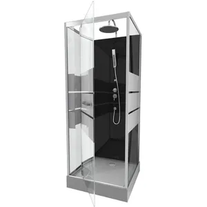 Aurlane Cabine de douche Study - 70 x 70 cm - porte pivotante AURLANE pas cher