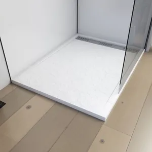 Comparateur de prix : AURLANE Receveur pour douche à l'italienne extra plat aspect pierre 80x120 cm - PEDRA  