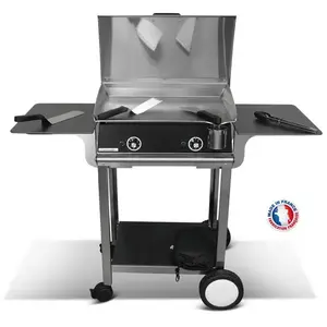 Comparateur de prix : Planchaelec - Pack plancha électrique lux 600 carbon - chariot rivoli