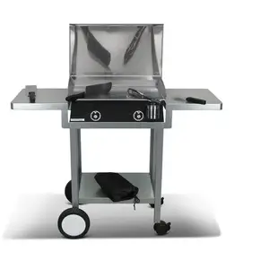 Comparateur de prix : Planchaelec - Pack plancha électrique lux 600 carbon - chariot monceau