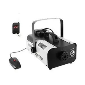 Comparateur de prix : BOOMTONEDJ F1000 PRO - Machine à fumée 1000W - Débit 150m3 - Télécommande filaire et HF incluses - Compacte