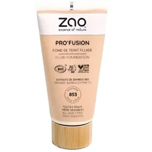 Zao Makeup - Pro'fusion - Fond de teint fluide 853 Beige pétale ZAO pas cher