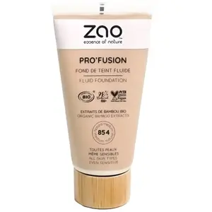 Zao Makeup - Pro'fusion - Fond de teint fluide 854 Medium naturel ZAO pas cher