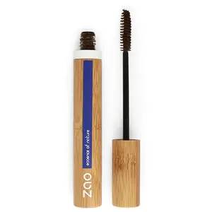 Comparateur de prix : Zao Makeup - Mascara Aloe Vera Bio, Vegan Et Rechargeable Brun Foncé
