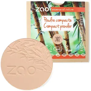 Zao Makeup - Recharge Poudre Compacte Bio, Vegan Et Rechargeable Brun Beige pas cher