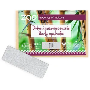 Zao Makeup - Recharge Ombre À Paupières Rectangle Nacrée Bio, Vegan & ... pas cher
