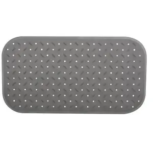 Comparateur de prix : Tapis Fond de baignoire antidérapant Caoutchouc class 36x76cm Gris MSV