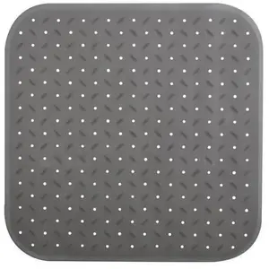 Comparateur de prix : Tapis fond de douche MSV - 54 x 54 cm - Gris