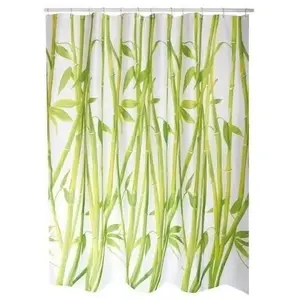 Comparateur de prix : Rideau de douche - Bambou - Polyester 180 x 200 cm - MSV