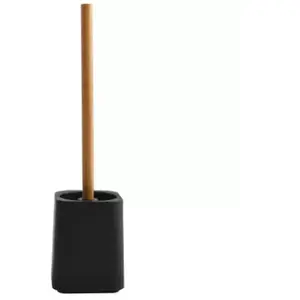 MSV Brosse Wc avec support PS KAMLA Noir