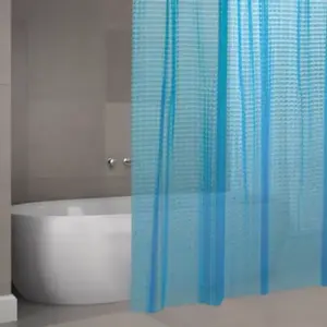 MSV spirella, Rideau de douche, Bleu Bombay (180 x 200 cm)