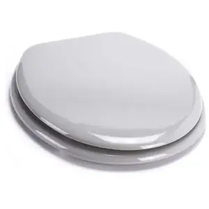 MSV Abattant Wc MDF Gris Argent