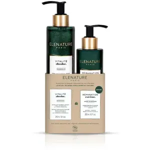 ELENATURE - Rituel Shampooing Stimulant & Après-shampooing Restructura... pas cher