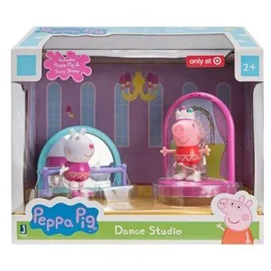 Set de Jeu Peppa Pig : Studio ecole de danse - Figurines exclusives et...