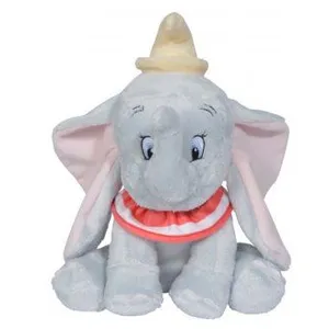 Nicotoy Peluche Disney : Elephant Gris Dumbo 25 Cm - Doudou Licence Enfant pas cher