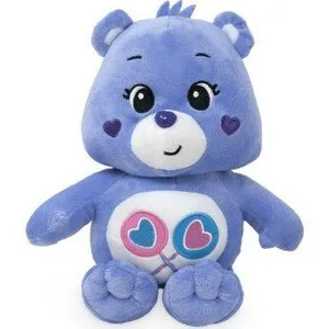 OTTO Peluche Bisounours Tougentille Mauve Avec 2 Coeurs 28 Cm - Peluch... pas cher