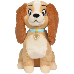 Nicotoy Grande peluche disney : chien miss lady 45 cm - doudou licence...