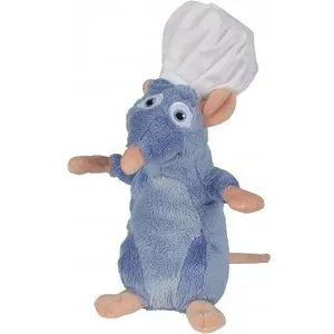 Nicotoy Peluche Ratatouille 25 Cm : Rat Remy Chef De Cuisine - Set Pel... pas cher