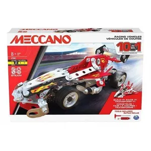 Jeu de construction - MECCANO - Coffret Véhicules de course - 10 modèles - 225 pièces - MétalVendu parfnac