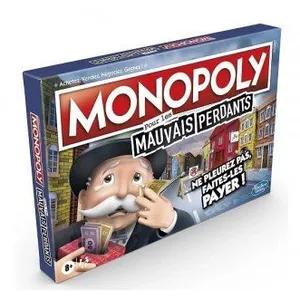 Hasbro Jeu Societe Monopoly Pour Les Mauvais Perdants 2-6 Joueurs - Pl... pas cher