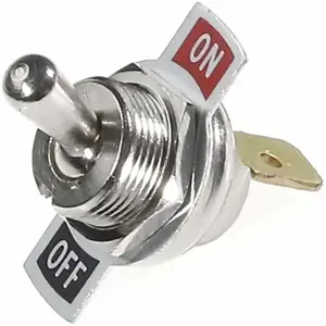 cyclingcolors INTERRUPTEUR UNIVERSEL METAL CHROME TRONCONNEUSE TAILLE HAIE TONDEUSE MOTOCULTEUR pas cher