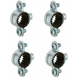CYCLINGCOLORS 4x COLLIER DE SERRAGE ISOPHONIQUE DIAMÈTRE 10MM PAS DE VIS 7/150 FIXATION TUBE TUYAU PLOMBERIE CUIVRE CAOUTCHOUC CONNECTEUR RACCORDVendu parcdiscount